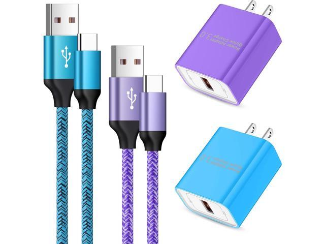 Android Phone Charger Charger Fast Charging with USB Type C Charger Cable Cord 3FT/6FT for Samsung Galaxy A14 5G/A54 5G/S23 Ultra/S22/S21/S20/S10...