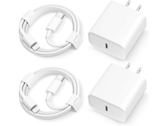 iPhone 14 13 12 11 Super Fast Charger [2Pack] cargador 20W Rapid USB C Wall Charger Block with 6FT Fast Charging Cable Compatible with iPhone 14...