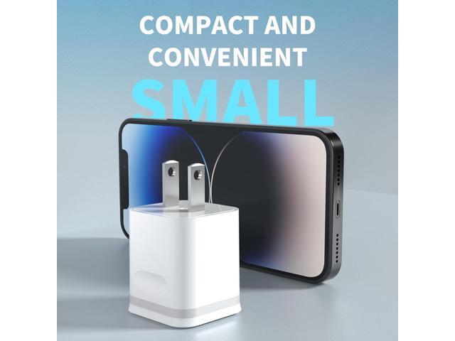 USB Wall Charger, 5-Pack 2.1A/5V Dual Port USB Cube Power Adapter Charger Plug Charging Block Replacement for iPhone Xs/XR/X, 8/7/6 Plus, Samsung,...