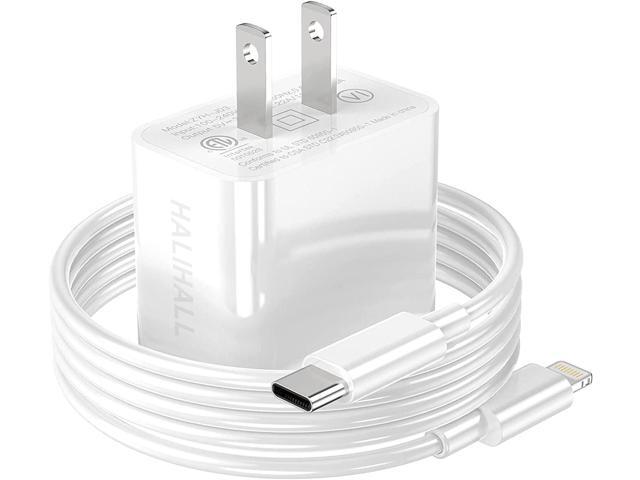 [MFI Certified] iPhone Charger Block USB C Fast Wall Plug with 6ft USB C to Lightning Cable for i Phone/14/13/12/11/pro/pro max/Air pods pro/iPad...