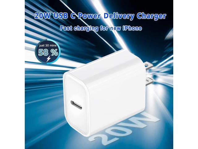 iPhone 15 Fast Charger Block, USB Type C Wall Charger 2Pack 20W PD Charging Brick Power Adapter Plug Box for Apple iPhone 15 Pro Max/15 Plus/iPhone...