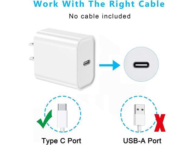 iPhone 15 Fast Charger Block, USB Type C Wall Charger 2Pack 20W PD Charging Brick Power Adapter Plug Box for Apple iPhone 15 Pro Max/15 Plus/iPhone...
