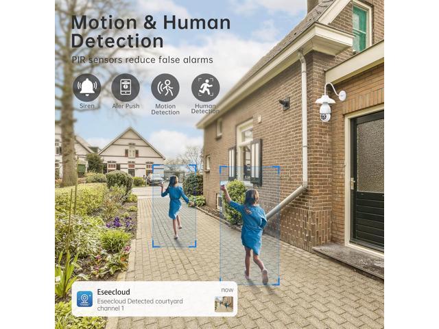 2K Light Bulb Security Camera 5G & 2.4G WiFi Security Cameras Wireless Outdoor Indoor,360°Bulb Cameras for Home Security Outside Indoor,Motion...