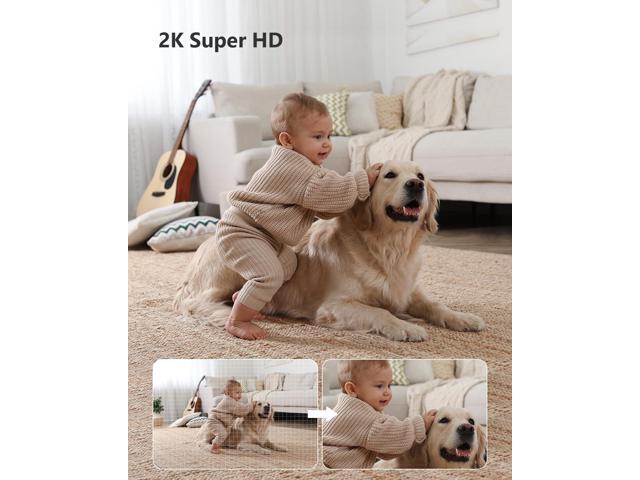 Imou 2K WiFi Security Camera Indoor Pet Dog Baby Camera with AI Human/Motion/Sound Detection, 360° Wireless IP Home Security Camera, Smart...