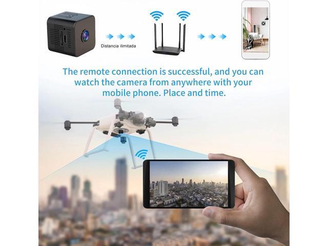 Mini Camera - Hidden Camera - Micro Camera - Nanny Cam - Small Cameras for Spying - Indoor and Outdoor Camera with Night Vision - Surveillance...