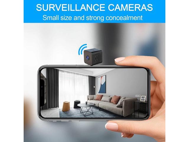 Mini Camera - Hidden Camera - Micro Camera - Nanny Cam - Small Cameras for Spying - Indoor and Outdoor Camera with Night Vision - Surveillance...