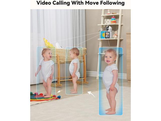TMEZON 2pk Two Way Audio Video Pet Dog Camera with Speaker Video Calling Devices for Grandparents Wireless Security Camera Indoor Monitor 1080P...