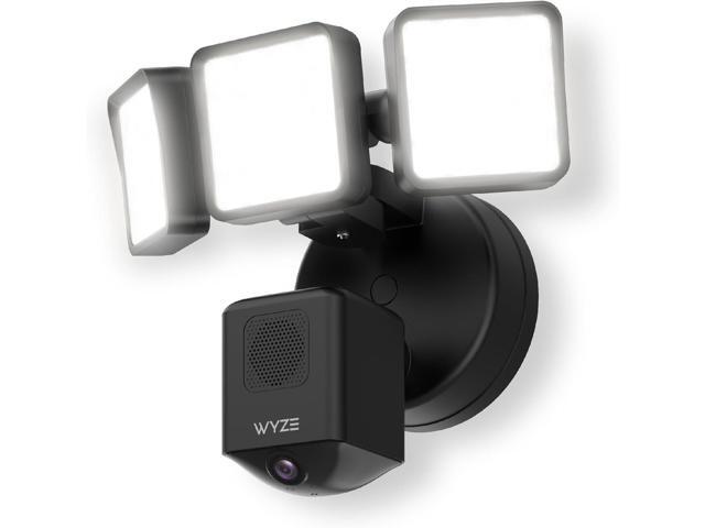 WYZE Floodlight Camera Pro, 3000-Lumen LEDs, 180° Wide View, 2K HD Outdoor Security Camera, Motion Detection, 105dB Siren, Cloud & Local Storage,...