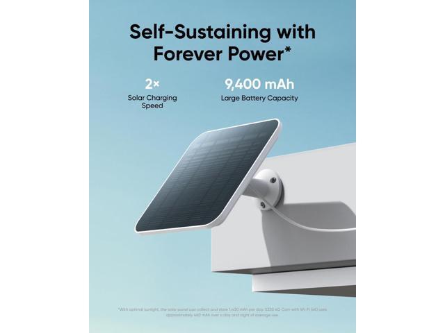 eufy Security 4G LTE Cam S330, 4K Cellular Solar Security Cameras Wireless Outdoor, Pan and Tilt, 4G and Wi-Fi Duo-Mode, AI Tracking, with SIM Card...