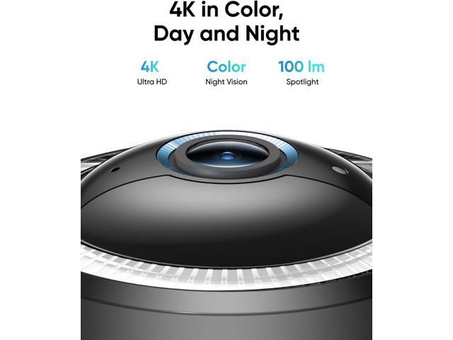 eufy Security 4G LTE Cam S330, 4K Cellular Solar Security Cameras Wireless Outdoor, Pan and Tilt, 4G and Wi-Fi Duo-Mode, AI Tracking, with SIM Card...