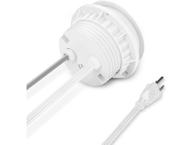BTU Desktop Power Grommet with USB, 3 inch Hole Recessed Power Outlet, Flush Mount Power Strip Outlet with 2 AC Outlet & 2 USB Ports & 1 CAT6 &...