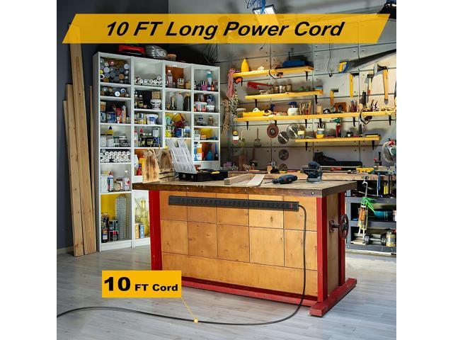 24 Outlet Long Power Strip, Heavy Duty Metal Power Strip with 10 ft Long Extension Power Cord for Cabinet, Industrial, Commercial Home Wall Mount...