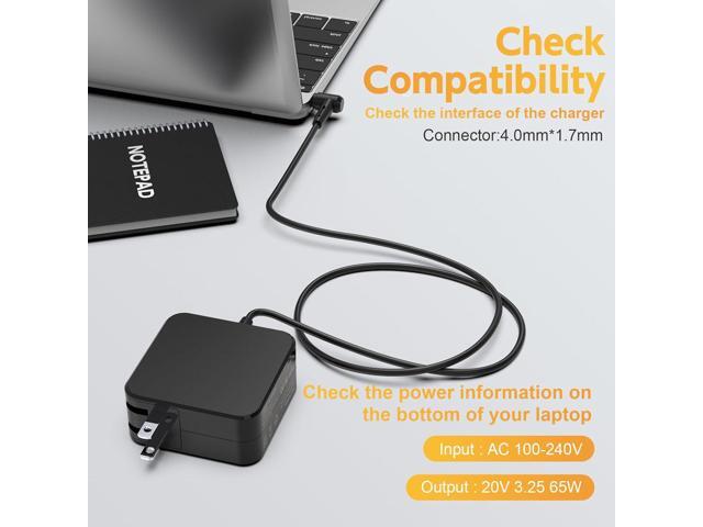 65W Charger Compatible with Lenovo IdeaPad 1/1i/3/3i/5/5i Laptop- IdeaPad 110 110S 310 320 330 330s 510 520 530s 710s AC Adapter; IdeaPad S145 S340...