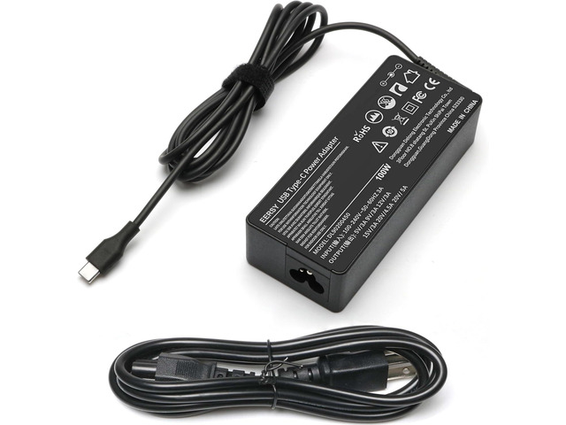 100W 90W USB C Type-C Charger for Lenovo Thinkpad Carbon x1 5th 6th Gen, GX20M33579 4X20M26268 IdeaPad 13' 720 P580 P500 Y400 Y500 Yoga 370 910 920...