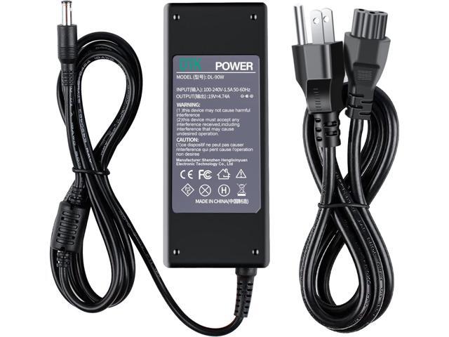 DTK 19V 4.74A 90W Ac Adapter for Samsung Laptop Computer Charger/Notebook PC Power Cord Supply Source Plug (19V 3.16A 60W Compatible) Connector Tip...