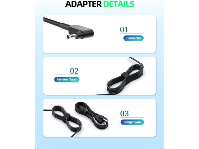45W Superer AC Charger Fit for Acer Spin 1 N16W2 N17H2 N18H1 Swift 1 N17W6 N17P2 N15V2 N16C4 N16P5 N17P3 N17W7 N17W3 N18P2 Laptop Adapter Power...