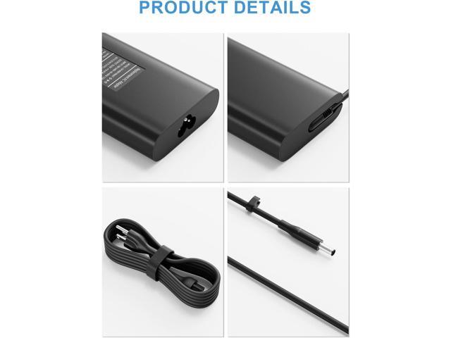 130W 4.5mm Round Tip AC Adapter Laptop Charger for Dell XPS 15 7590 7570 9530 9560 9550 Precision 5530 5510 5540 5520 M3800 Inspiron 13 7000 7347...