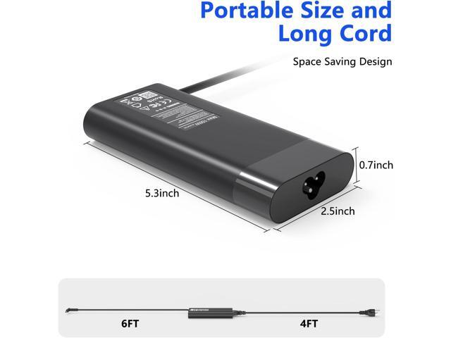 150W Laptop Charger Compatible with HP ZBook 15 16 17 15U 15V Fury G7 G8,Studio Power G9/G8/G7/G6/G5/G4/G3,OMEN Pavilion Victus AC Adapter Power...