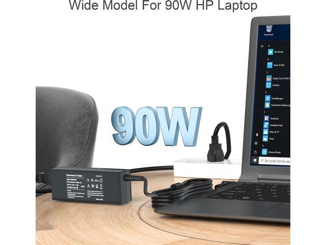 90W 19.5V 4.62A AC Adapter Laptop Charger Compatible for HP 710412-001 740015-001 710413-001 710414-001 719309-001 Envy Touchsmart M6 M7 15-j 17-j...