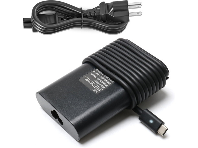 65W USB-C Charger fit for Dell Latitude 3420 3540 5550 5520 5420 5430 5440 5340 5320 5630 5640 7440 7430 7420 7410 7370 7390 2-in-1, Dell XPS 13...