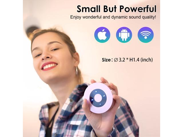 XLEADER Mini Bluetooth Speaker (Travel Case Provided) HD Sound & Rich Bass, Touch Design, 12-15H Playtime, Support Aux Input, Micro SD, Mic, for...