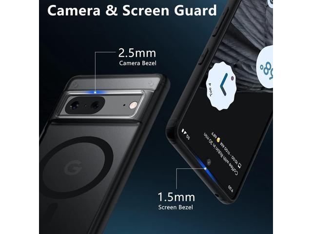TIANNIUKE Magnetic Case for Google Pixel 7, Translucent Matte Anti-Fingerprint,Compatible with MagSafe,Slim Fit Shockproof Protective Phone Case...