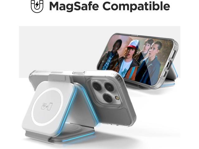 2-Pack Travel 3 in 1 Charging Stations for Multiple Apple Devices - Designed for iPhone, Watch and AirPods, Magnetic Wireless Charging - Foldable...