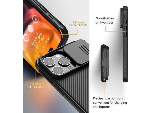 Nillkin for iPhone 15 Pro Max Magnetic Case with Camera Cover, CamShield Pro 15 Pro Max 5G Case 6.7, Black