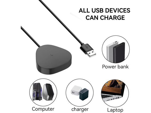 Compatible with Sonos Roam/Sonos Roam SL Charger Charging Dock, Charging Cradle Dock Base for Sonos Roam Bluetooth Speaker (black)