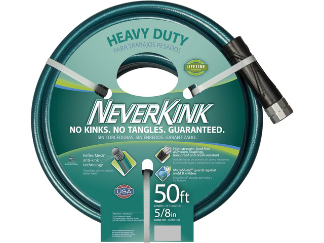 Teknor Apex 100519499 NeverKink 8615-50, Heavy Duty Garden Hose, 5/8-Inch by 50-Feet