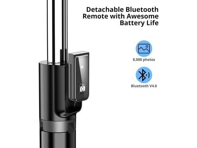 ATUMTEK 40' Selfie Stick Tripod, Extendable Bluetooth Selfie Stick with Wireless Remote for iPhone 13/12/12 Pro/11/11 Pro/XS/XR/X/8/7 Plus,...
