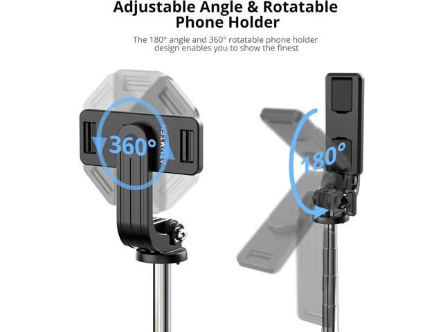 ATUMTEK 40' Selfie Stick Tripod, Extendable Bluetooth Selfie Stick with Wireless Remote for iPhone 13/12/12 Pro/11/11 Pro/XS/XR/X/8/7 Plus,...