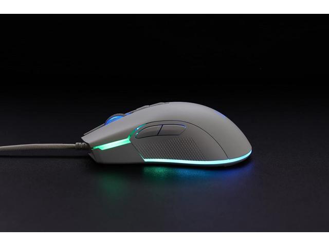 i-rocks M31E RGB Wired Gaming Mouse: 6400 DPI Optical Sensor - 60 Million Click lifespans - Compatible Software - 7 Programmable Buttons - Plain...