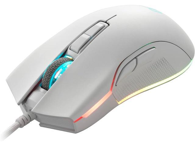 i-rocks M31E RGB Wired Gaming Mouse: 6400 DPI Optical Sensor - 60 Million Click lifespans - Compatible Software - 7 Programmable Buttons - Plain...