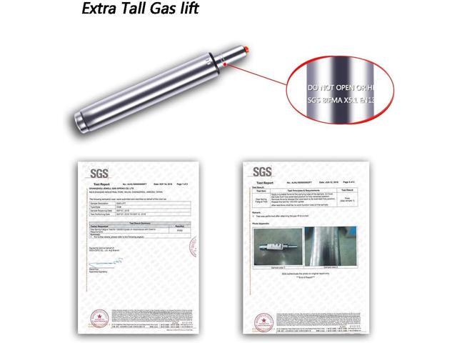 Antlu 10' Long Stroke Adjustable Gas Lift Cylinder for Bar Stool Drafting Chair Replacement, Tall Hydraulic Pneumatic Cylinder Shock Piston for...