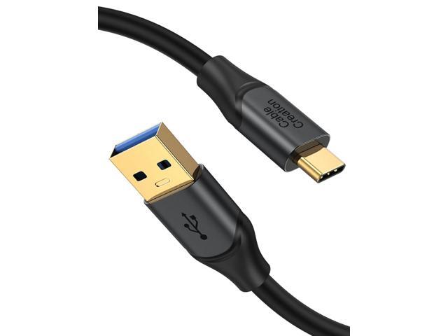 CableCreation USB C to USB A Cable 5FT, USB 3.1 3.2 Gen2 10Gbps Data Cable USB A to C, Android Auto 3A for USB C External SSD MacBook Pro iPad,.