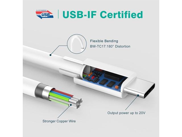 IFEART 2 Pack 3.3ft/1m USB C to USB C Cable for iPhone 16 15 Pro Max Plus, iPad Pro 13 12.9 11 inch, iPad Air 5 4, Mini 6, MacBook Air MacBook Pro...