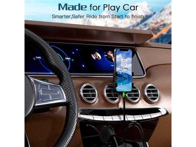 Coiled Multi Charging Cable 3A, 2Pack Retractable Lightning Cable, Multi Charger Cable 4Ft for Car, Retractable Car Charger with IP/Type C/Micro...