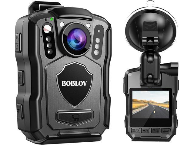 BOBLOV M5 2K GPS Body Camera, 4200mAh for 12 Hours, IP67 Waterproof, 256GB Police Body Cam, audio/video capture, night vision, 2M anti-drop and...