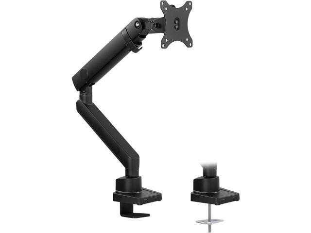 Mount-It! Single Monitor Arm Mount Premium Monitor Desk Stand Articulating Mechanical Spring Arm Fits 24 27 30 32 Inch VESA 75 100 Compatible...