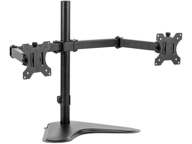 Fellowes 8043701 Professional Series Free Standing Computer Monitor Stand for 2 Monitors with Horizontal Monitor Arms, 27 Inch Monitor Capacity
