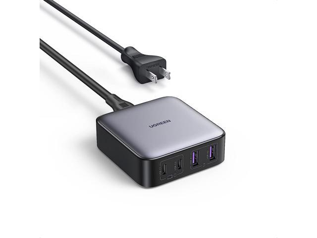 UGREEN 65W USB C Charger, Nexode 4 Ports Charging Station, Fast GaN Desktop Charger Compatible with iPhone 14 Pro, Galaxy S23 Ultra, iPad Pro,.