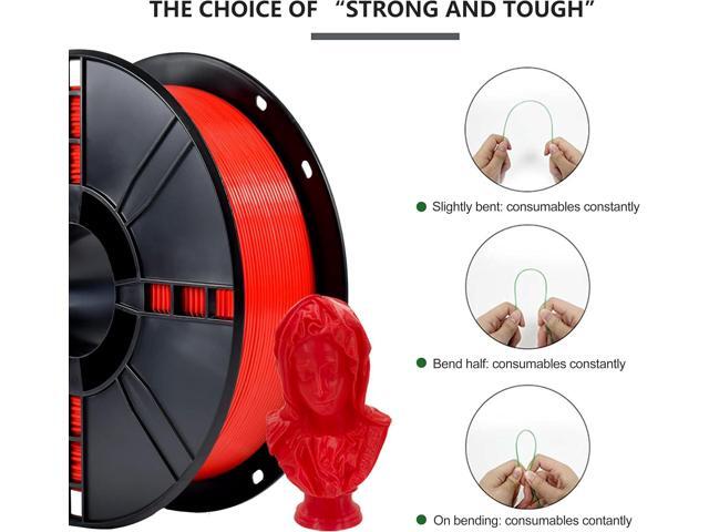 iBOSS PLA Plus (PLA+) 3D Printer Filament 1.75mm,1kg Spool (2.2lbs) Toughness Enhanced 3D Printing Filament,Dimensional Accuracy +/- 0.02mm,1.75mm...