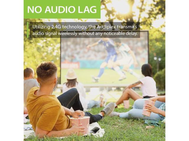 Avantree Audiplex - Wireless Multiple Audio Transmitter & Receiver Set, Long Range Low Latency for TV, AV Receiver, Projector, PA System, Church,...