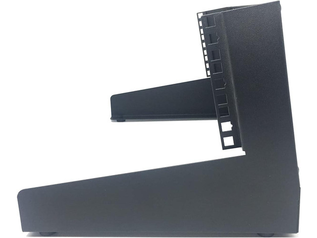 JINGCHENGMEI 4U Desktop Server Rack 19 inches Open Frame Rack- 2 Post Free-Standing Rack Switch Depth for Patch Panel, Data, AV, IT,Studio or...