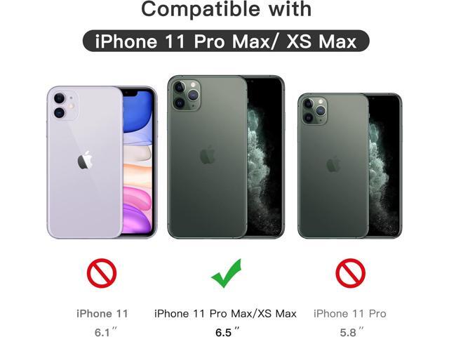 JETech Full Coverage Screen Protector for iPhone 11 Pro Max/iPhone XS Max 6.5-Inch, Black Edge, 9H Tempered Glass Film Case-Friendly, HD Clear, 3-Pack