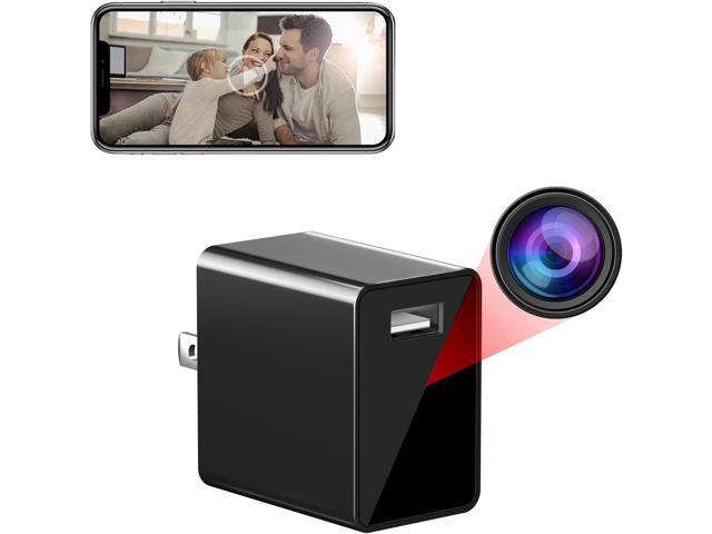GooSpy Hidden Camera Charger - WiFi Spy Camera - Full HD 1080P - 140 Degree Wide Angle - Small Nanny Cam - USB Charger Cameras