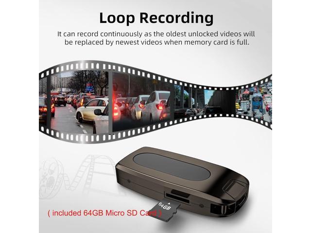 64GB HD 1080P Nanny Cam Surveillance & Security Cameras-(No Wi-Fi)