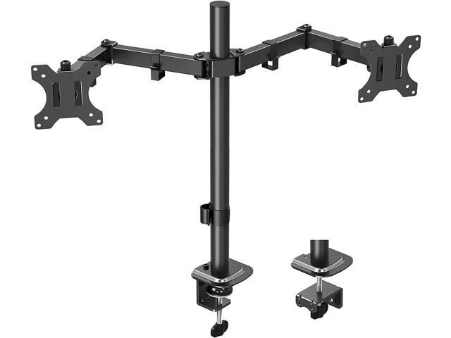 MOUNT PRO Dual Monitor Mount Fits 13-32 Inch/17.6lbs LCD Screen, Computer Monitor Desk Mount, Articulating Monitor Arm, Height Adjustable Monitor.