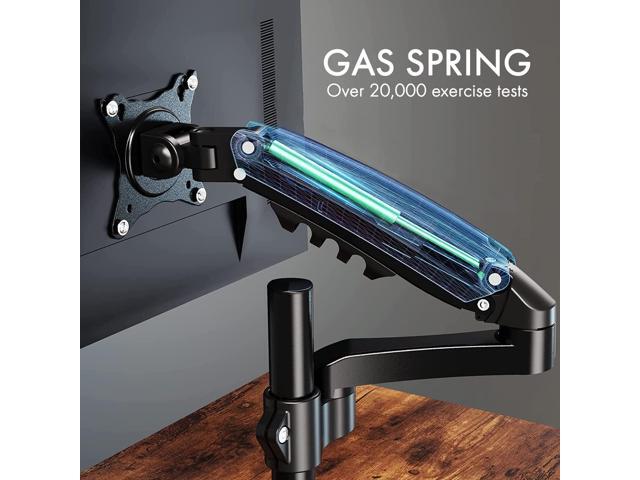 Spring LCD Monitor Arm with USB and Multimedia Ports